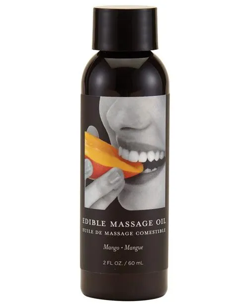 Earthly Body Edible Massage Oil - 8 Oz