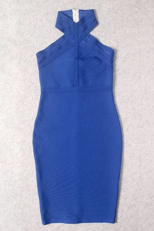 Eden Bandage Dress - Royal Blue