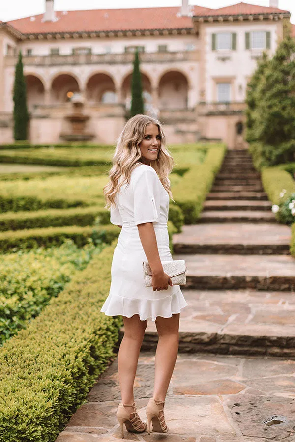 Effortless Luxury Dress In White