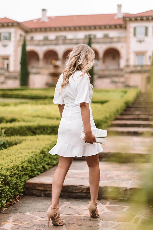 Effortless Luxury Dress In White