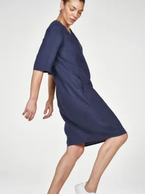 Erin Shift Dress - Navy