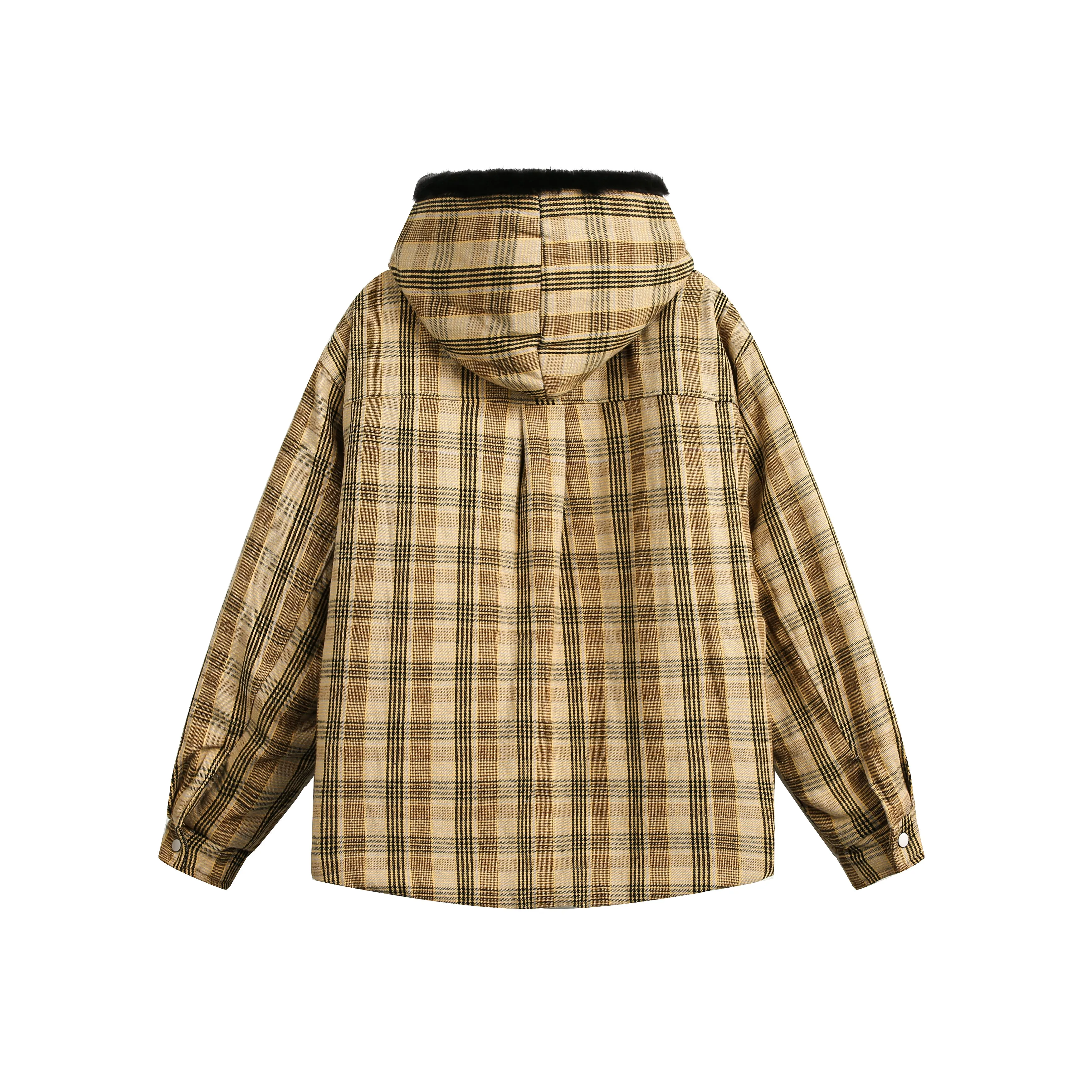 Faire Echo Yellow Check Casual Coat