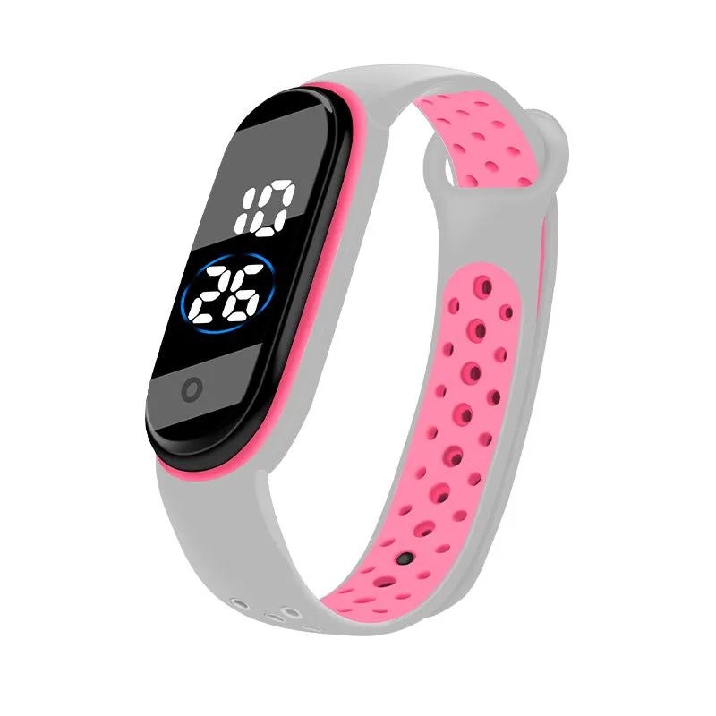 Fashion Sports Watch For Boys Girls Led Digital Kids Watches Children's Waterproof Silicone Watch Unisex WristWatch reloj nino