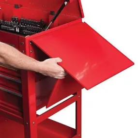 Fold Up Down Side Tray Work Shelf for Mechanics Mobile Tool Box Rollaway Storage