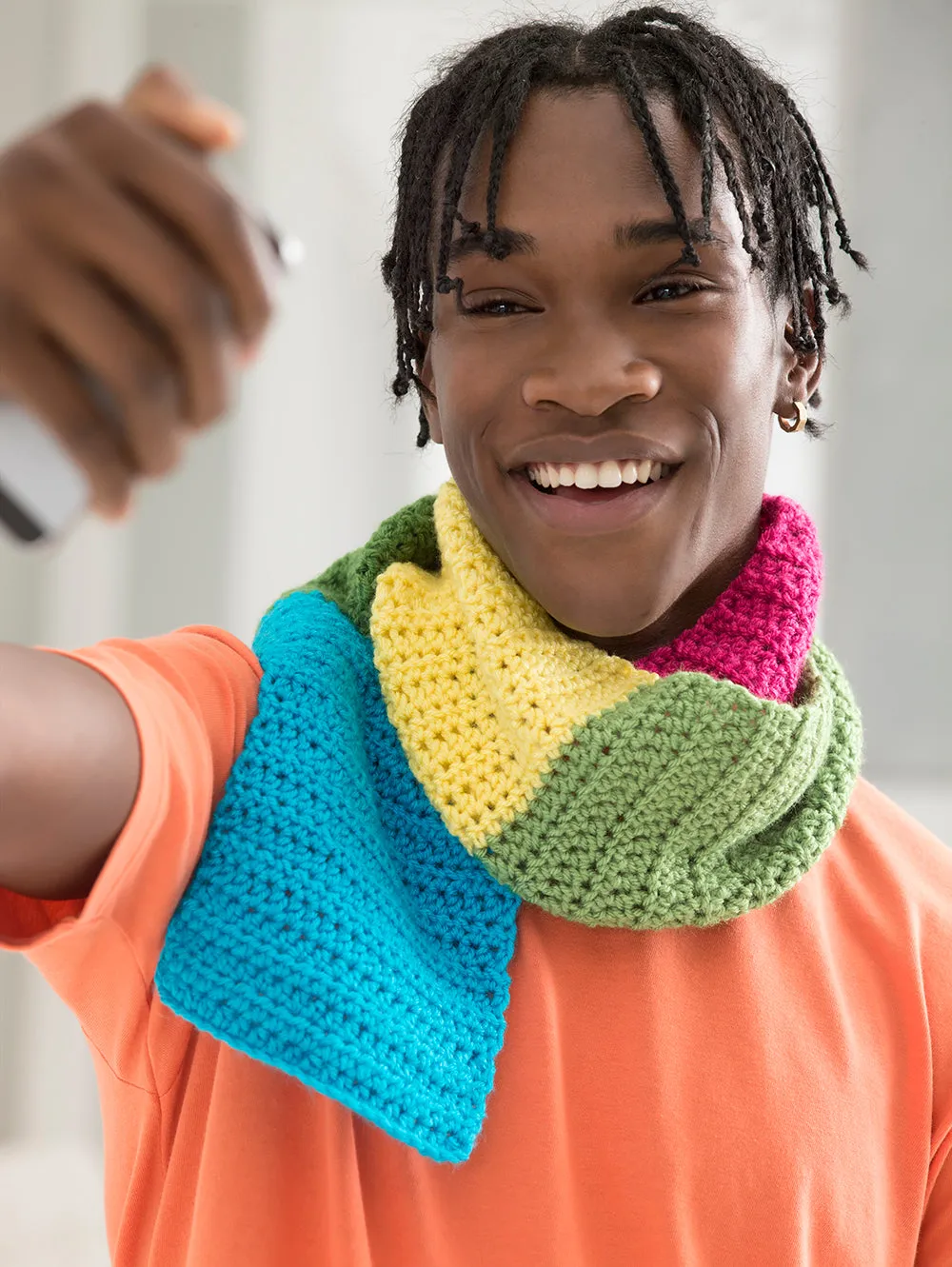 Fruit Platter Scarf (Crochet)