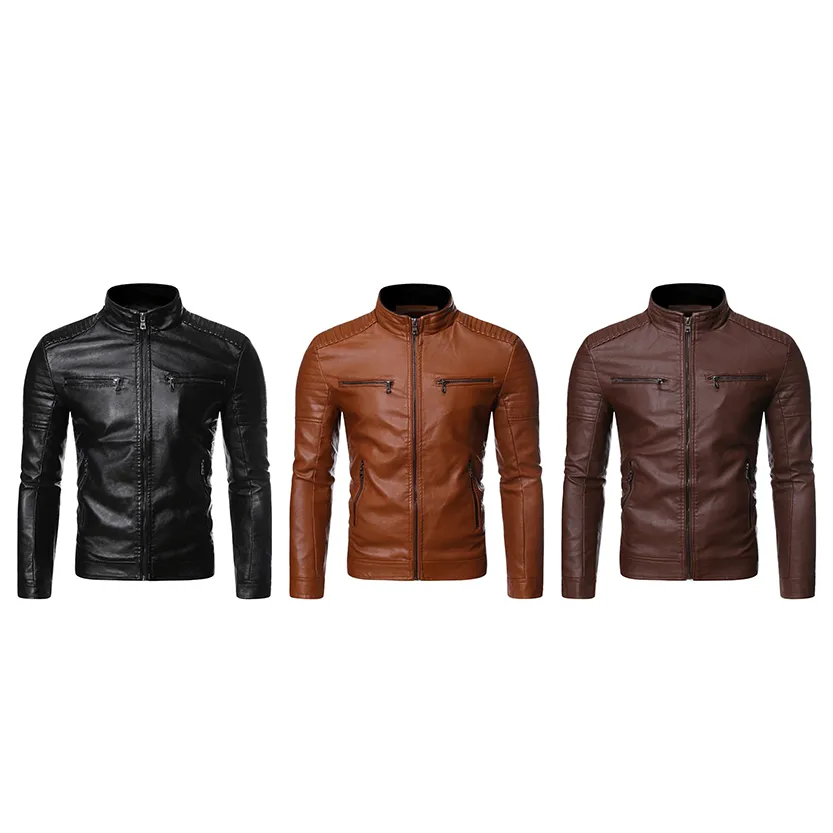 Funki Buys | Jackets | Men's Motorcycle Faux Leather Jacket