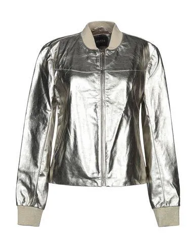 Guess Women Jacket Platinum XS INT