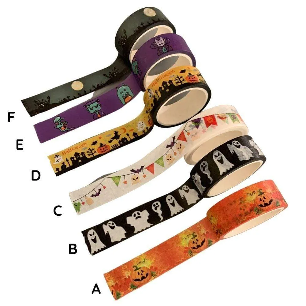 Hallowe'en Biodegradable Washi Tape 15mm x 5m