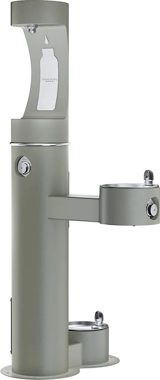 Halsey Taylor 4420BF1UDB | Freestanding Bottle Filling Station | Filterless, Non-refrigerated, Includes a Dog-bowl / Pet fountain