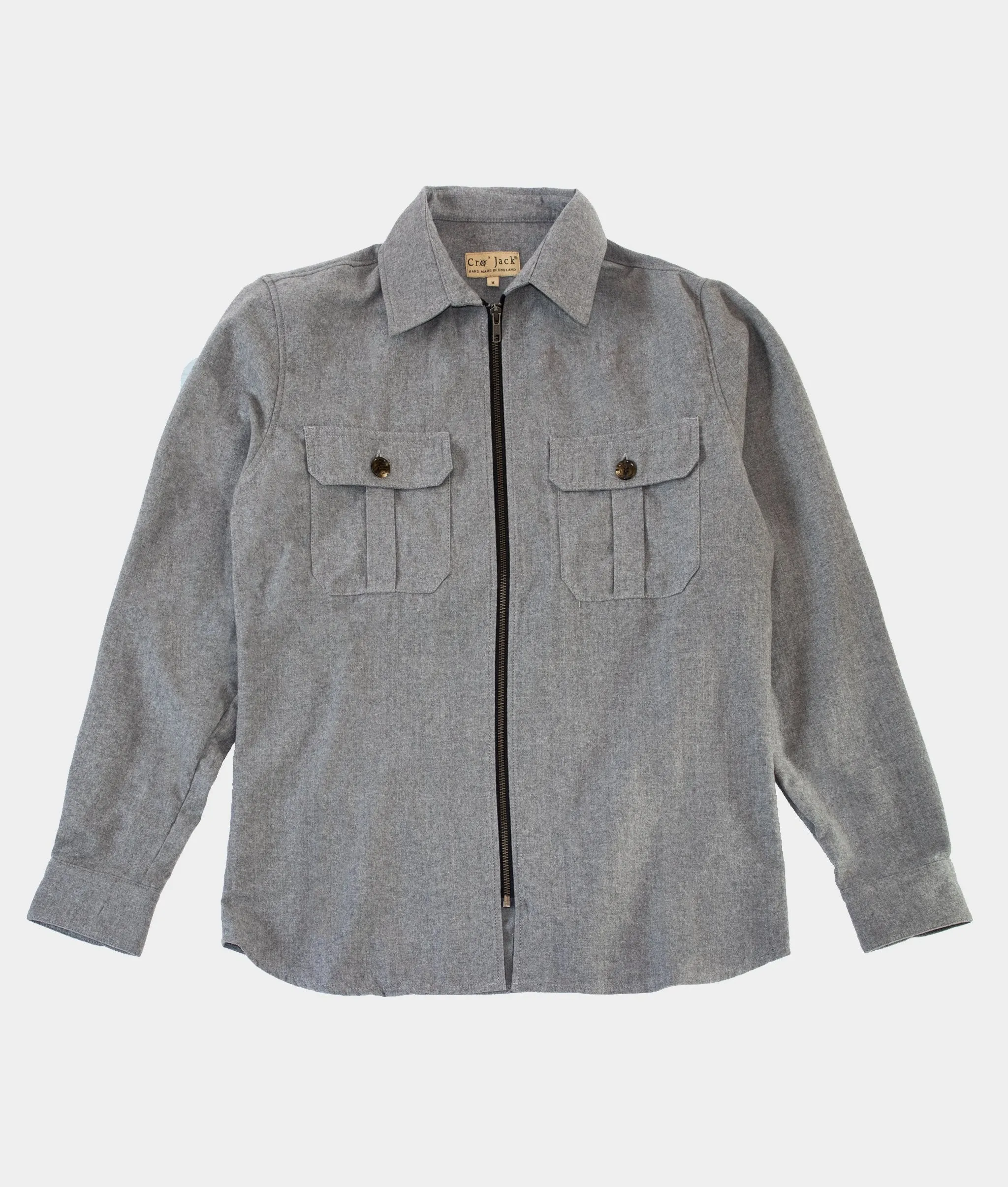 Hank Zip Shacket - Grey | By Cro'Jack