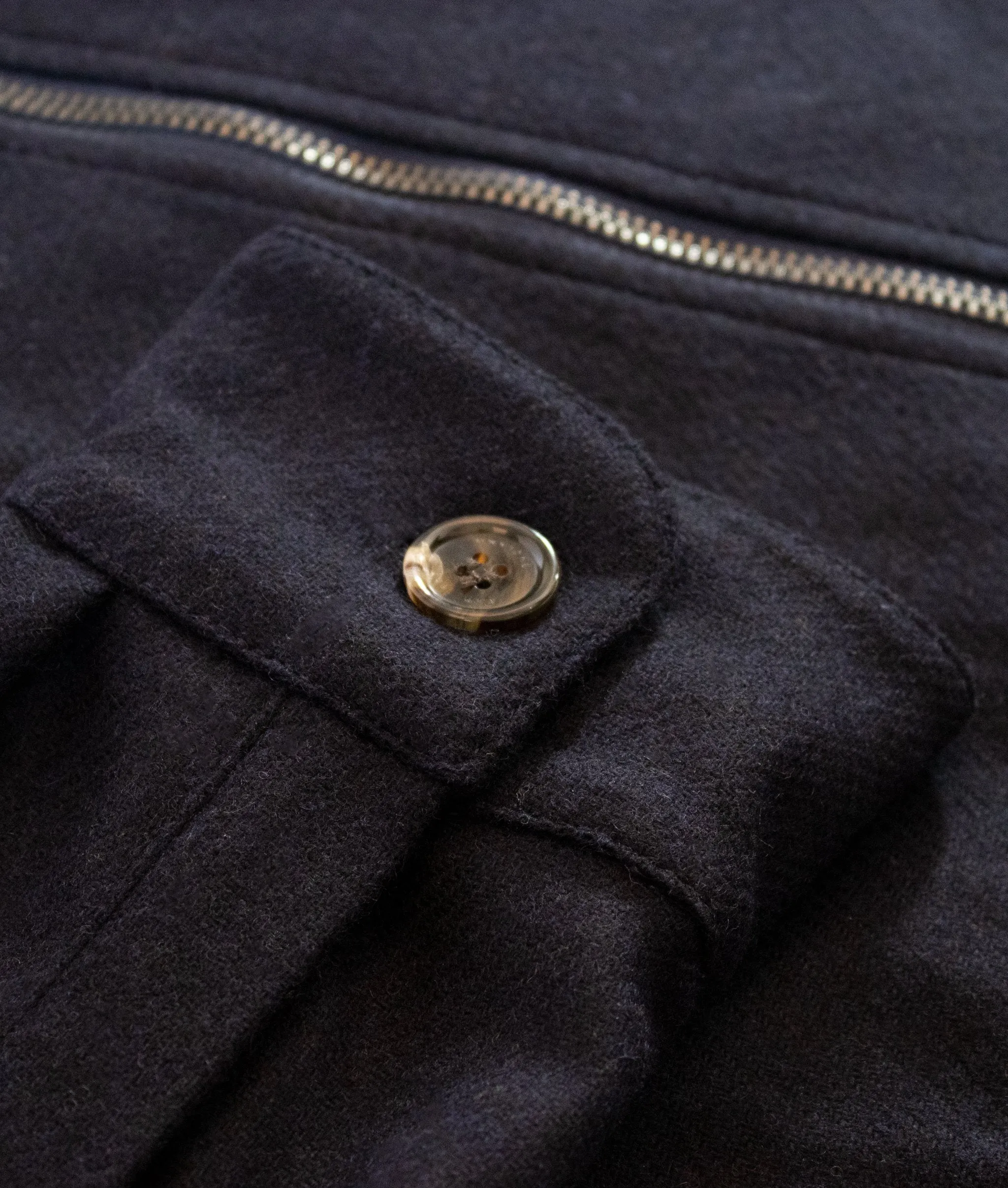 Hank Zip Shacket - Navy | By Cro'Jack