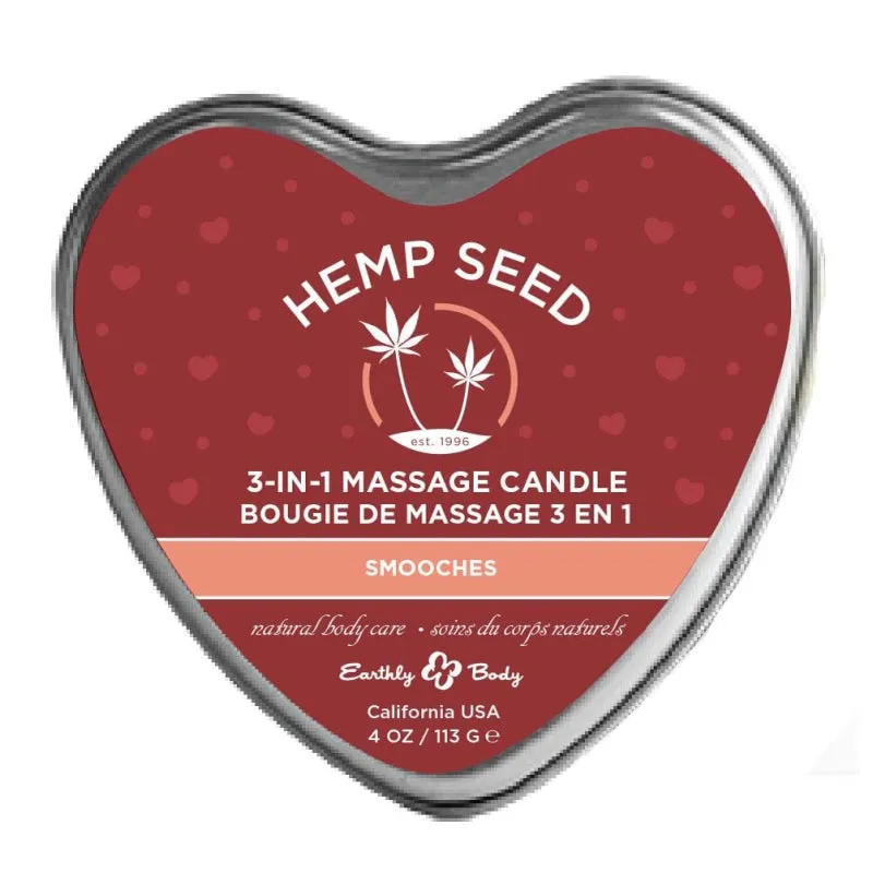 Heart Candle - 3-in-1 - Smooches - 4.7 Oz.