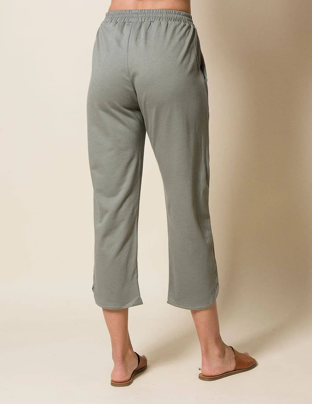 Hemp Fleece Cropped Joggers