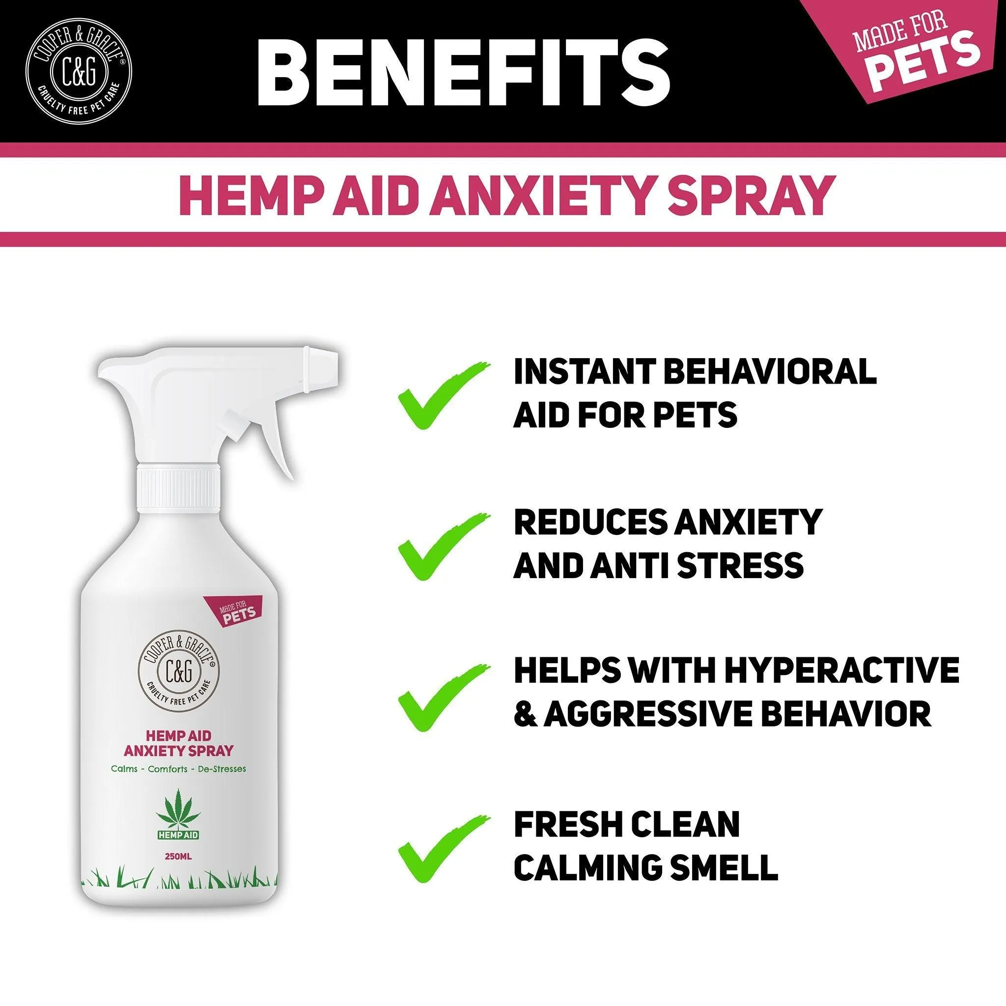 Hemp Pet Calming Spray