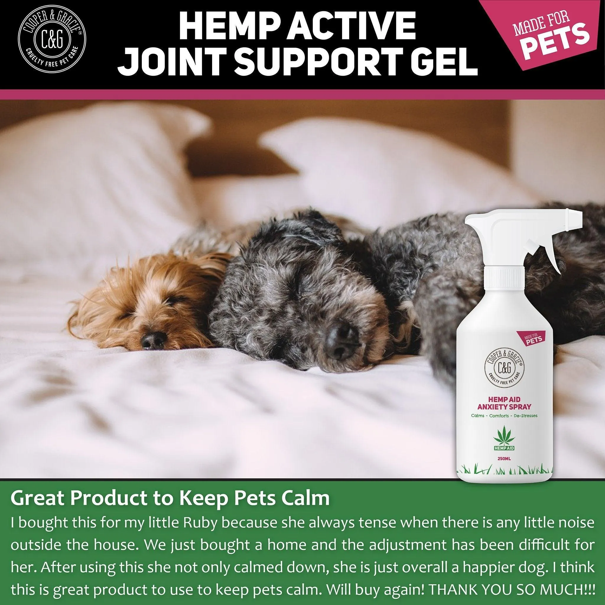 Hemp Pet Calming Spray