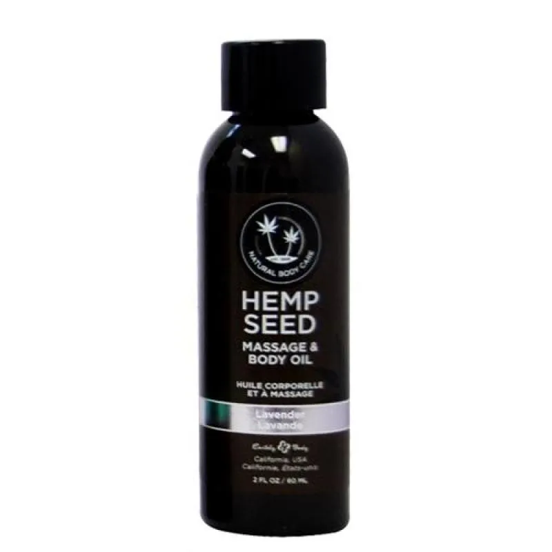 Hemp Seed Massage Oil - 2 Fl. Oz. - Lavender