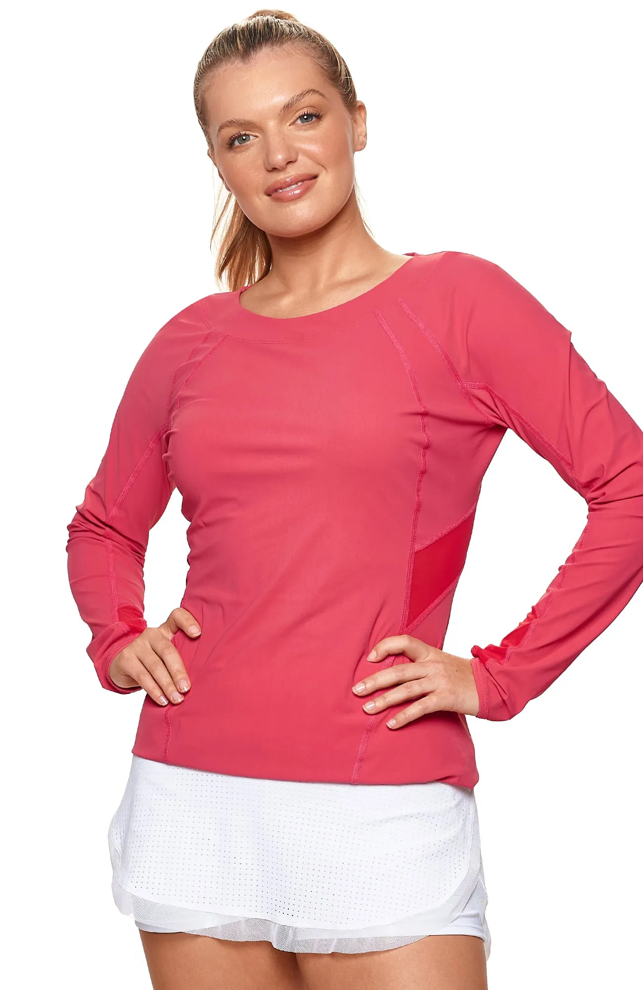 Her Majesty Long Sleeve Top Geranium