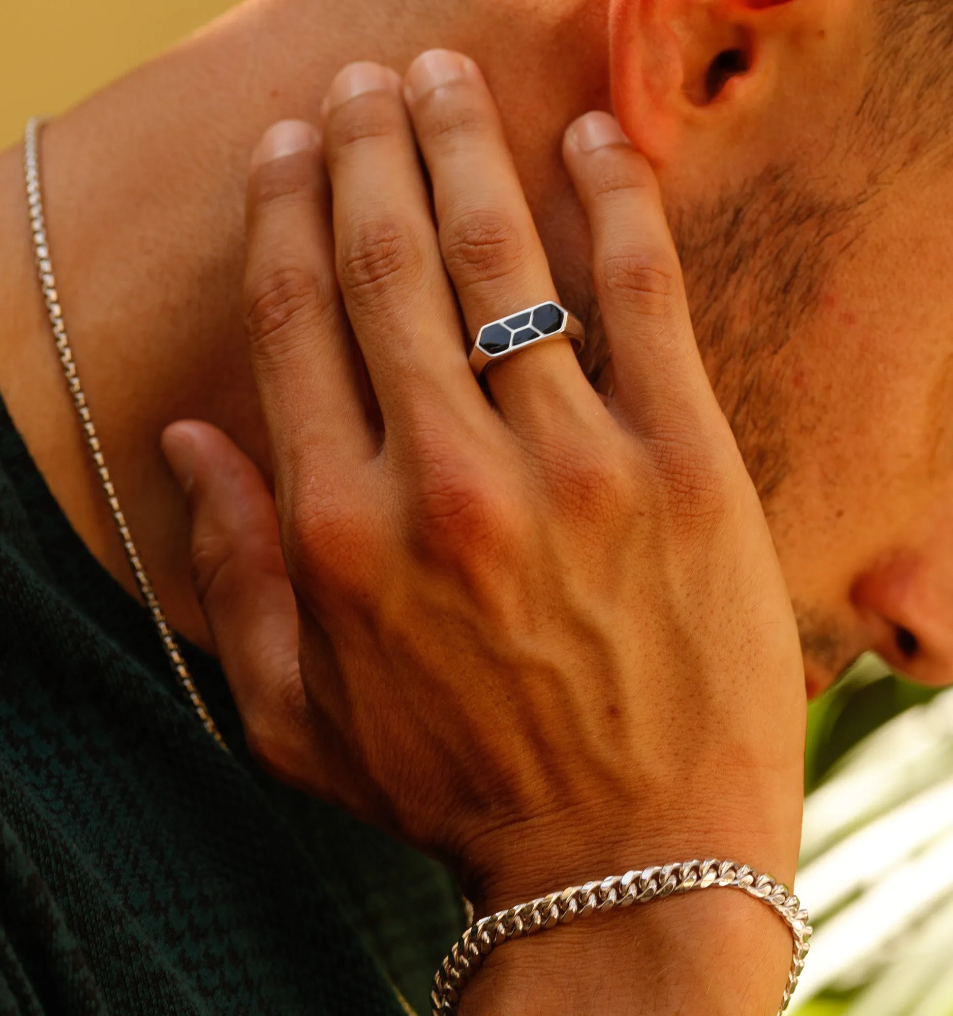 Hex Signet Ring