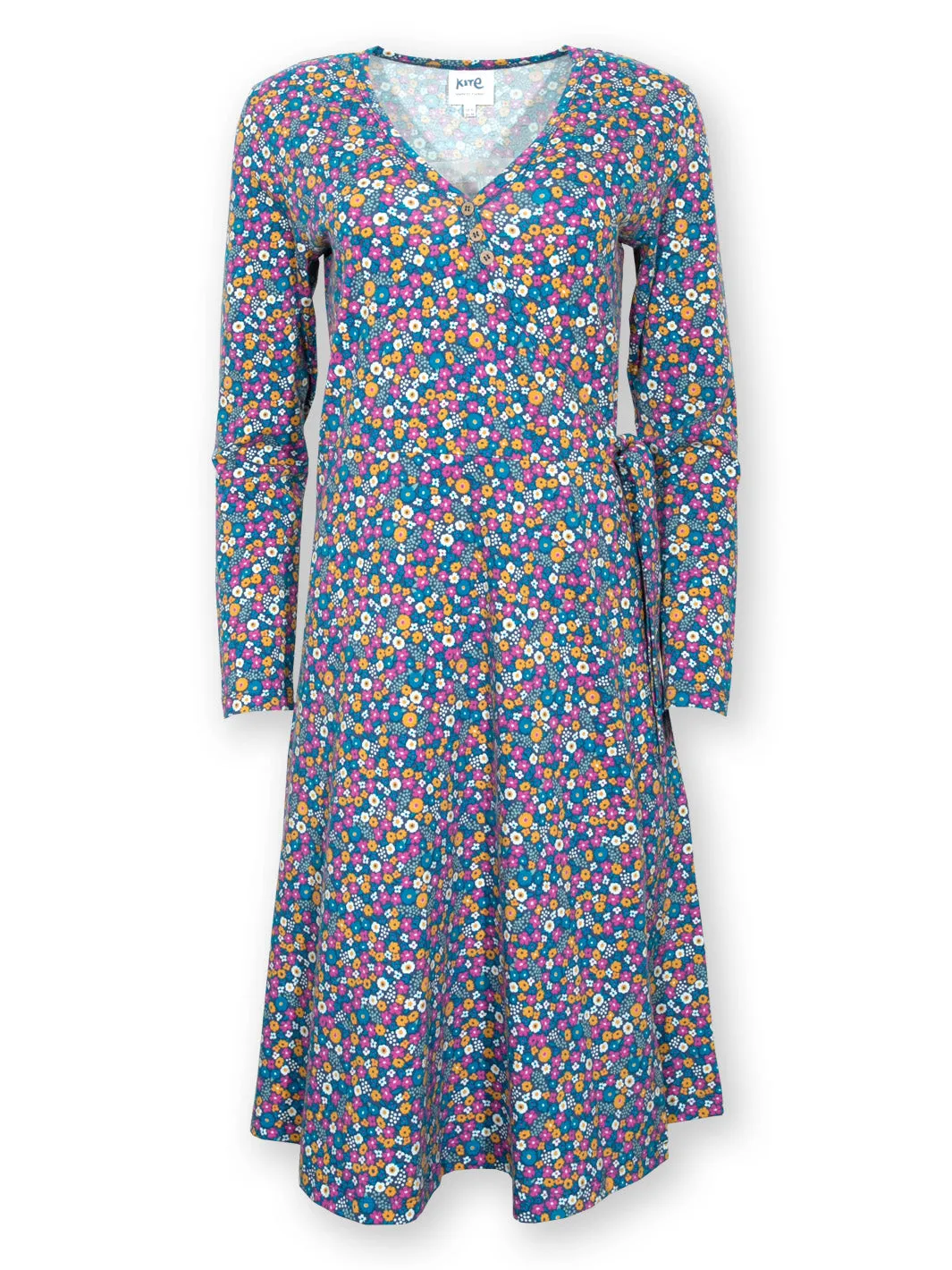 Highcliffe jersey dress faraway ditsy