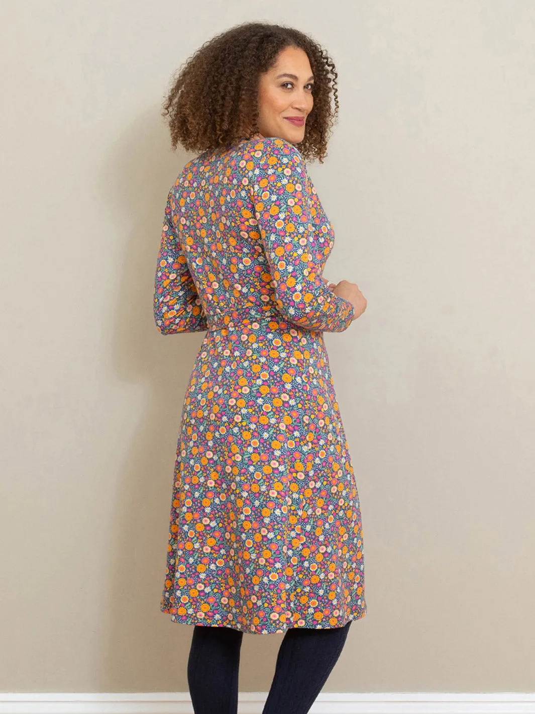 Highcliffe jersey wrap dress love ditsy