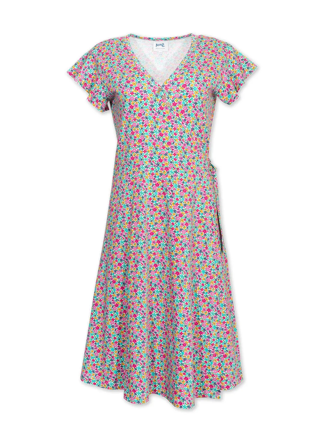 Highcliffe jersey wrap dress petal perfume