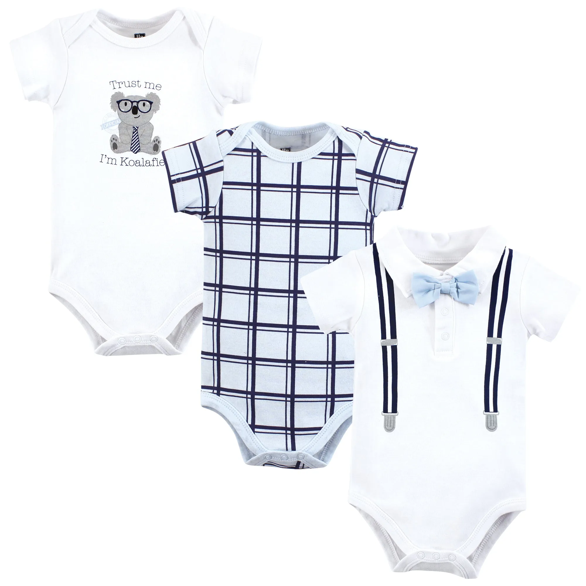 Hudson Baby Cotton Bodysuits, Koalafied Polo