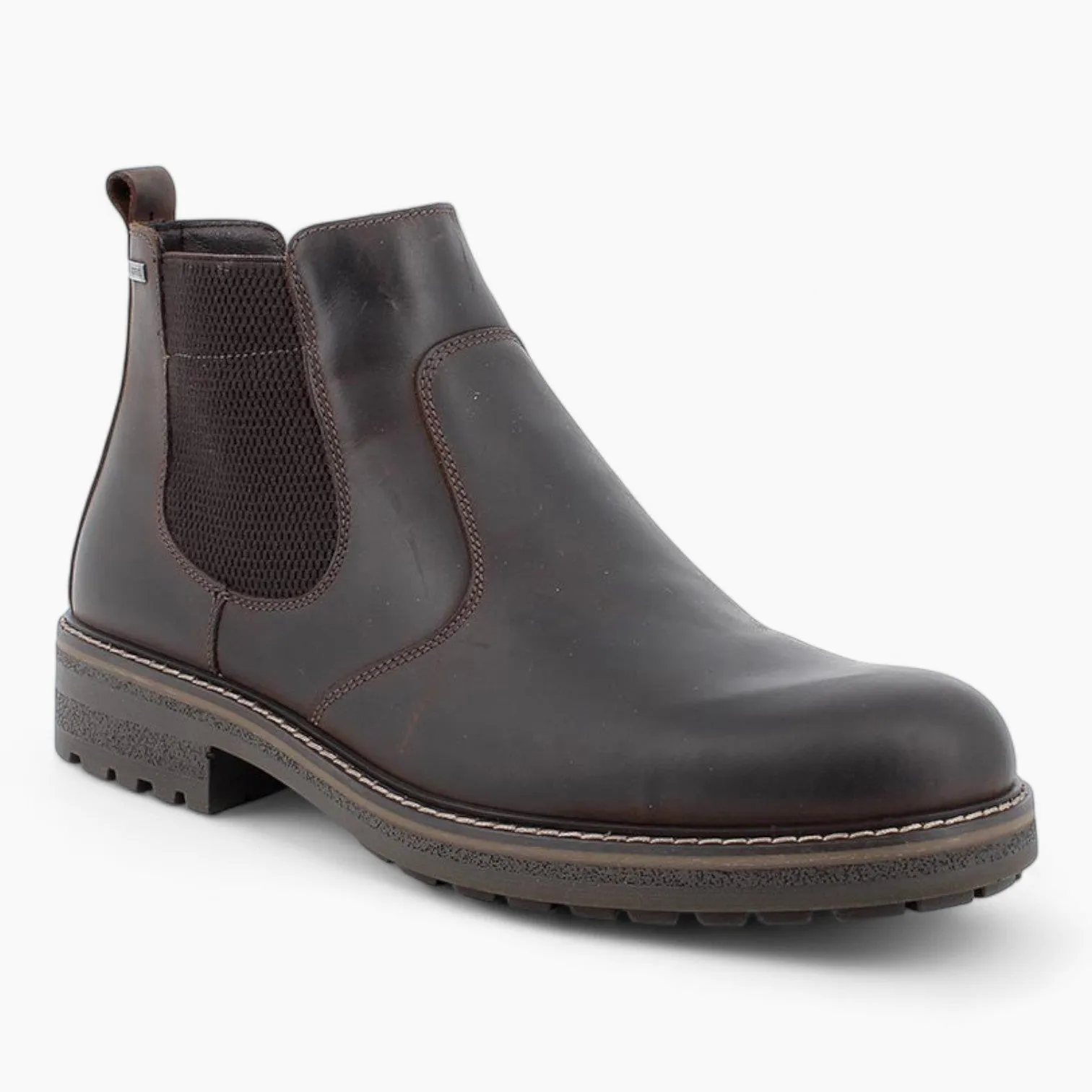 IGI & Co Men's GORE-TEX Chelsea Boots – Waterproof Leather with Side Zip