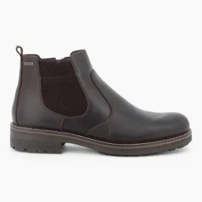 IGI & Co Men's GORE-TEX Chelsea Boots – Waterproof Leather with Side Zip