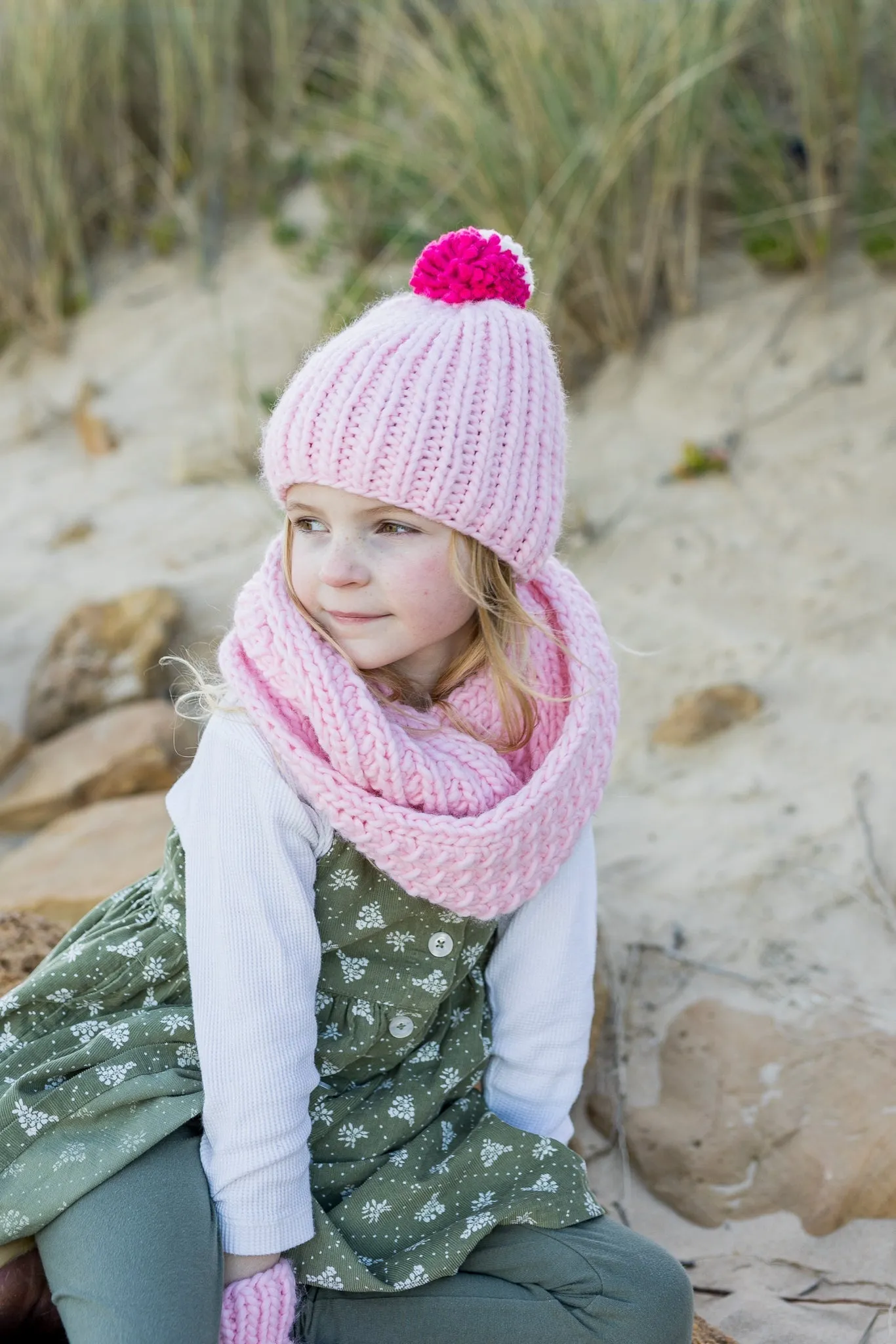 Journey Chunky Beanie Pink