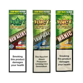 Juicy Hemp Blunt Wraps - Assorted