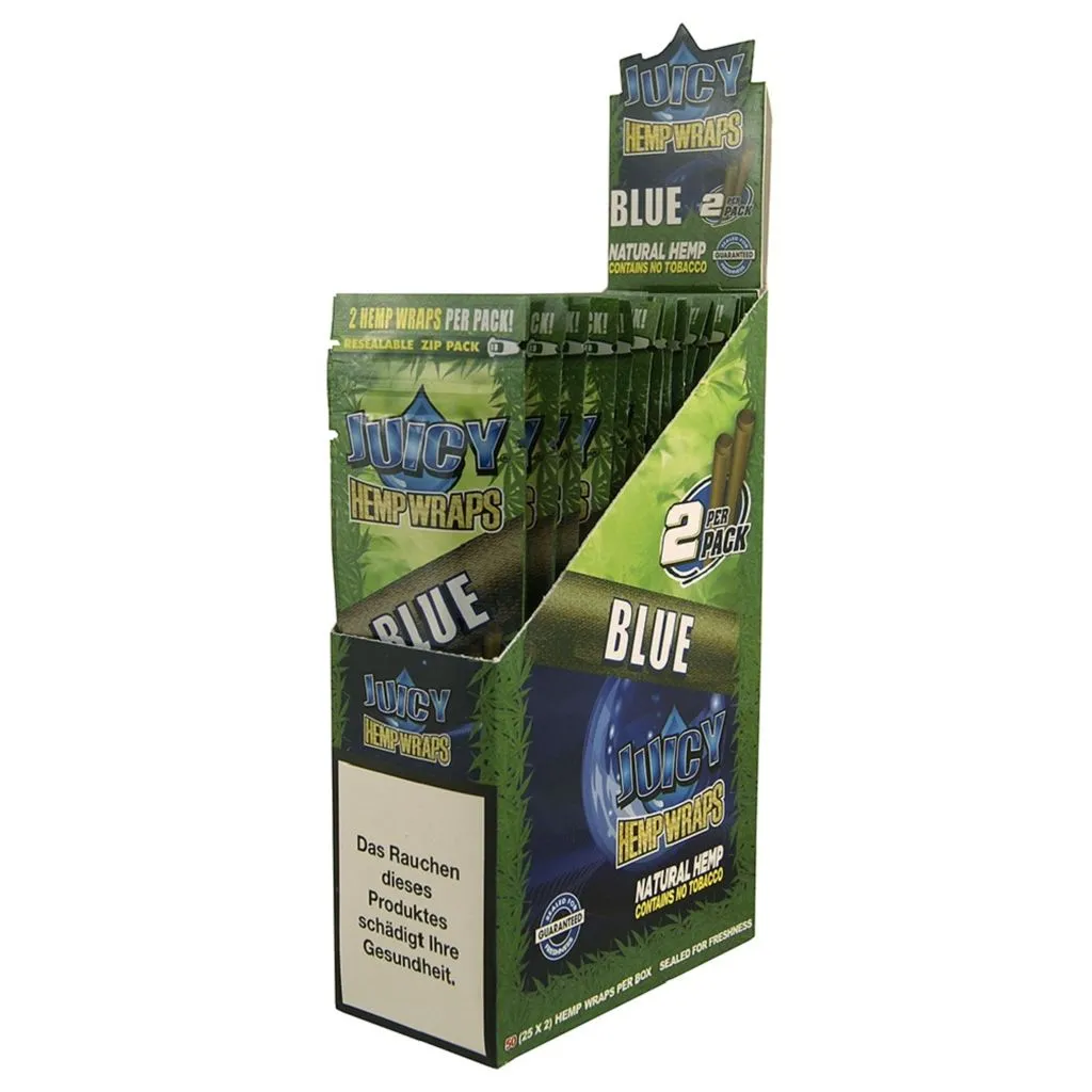 Juicy Hemp Wrap - Blue Flavour