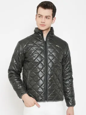 JUMP USA Men Olive Quilted Jacket