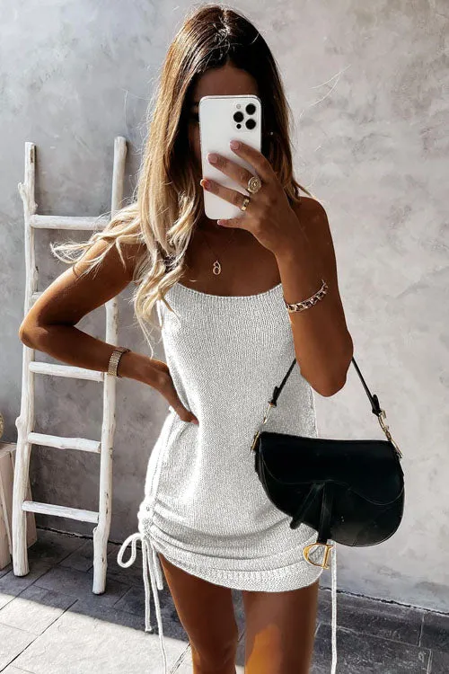 Keep An Eye Out Sleeveless Knit Mini Dress