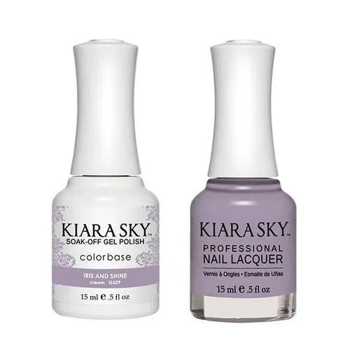 Kiara Sky Classic Gel & Polish Duo - #529 Iris And Shine