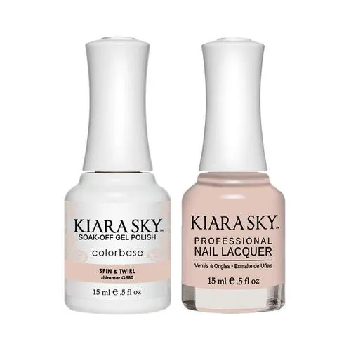 Kiara Sky Classic Gel & Polish Duo - #580 Spin & Twirl