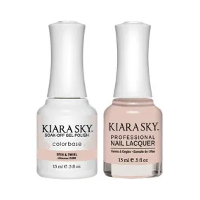 Kiara Sky Classic Gel & Polish Duo - #580 Spin & Twirl