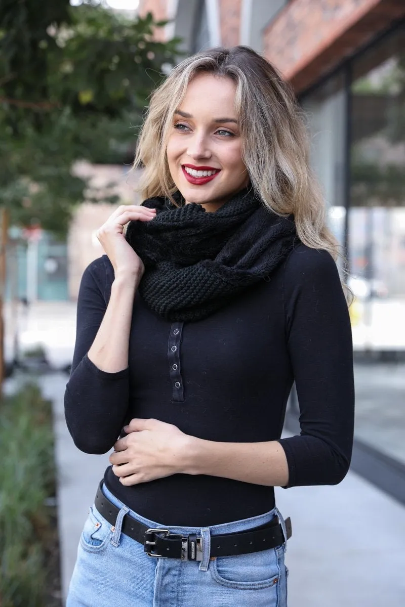 Knit Infinity Scarf