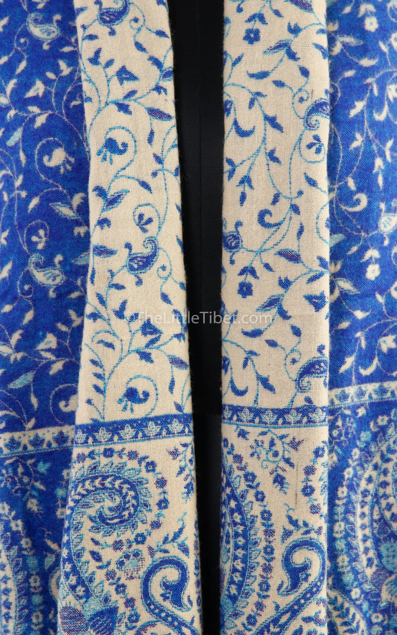 Lapis Blue Tibet Shawl-46A1