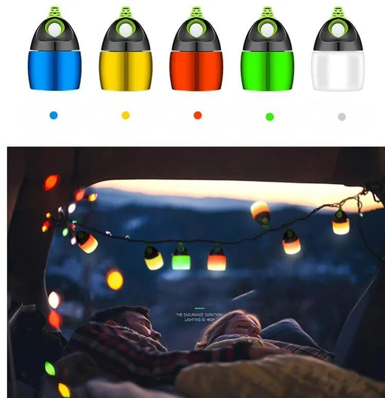 LED Camping Tent Waterproof Rechargeable Light