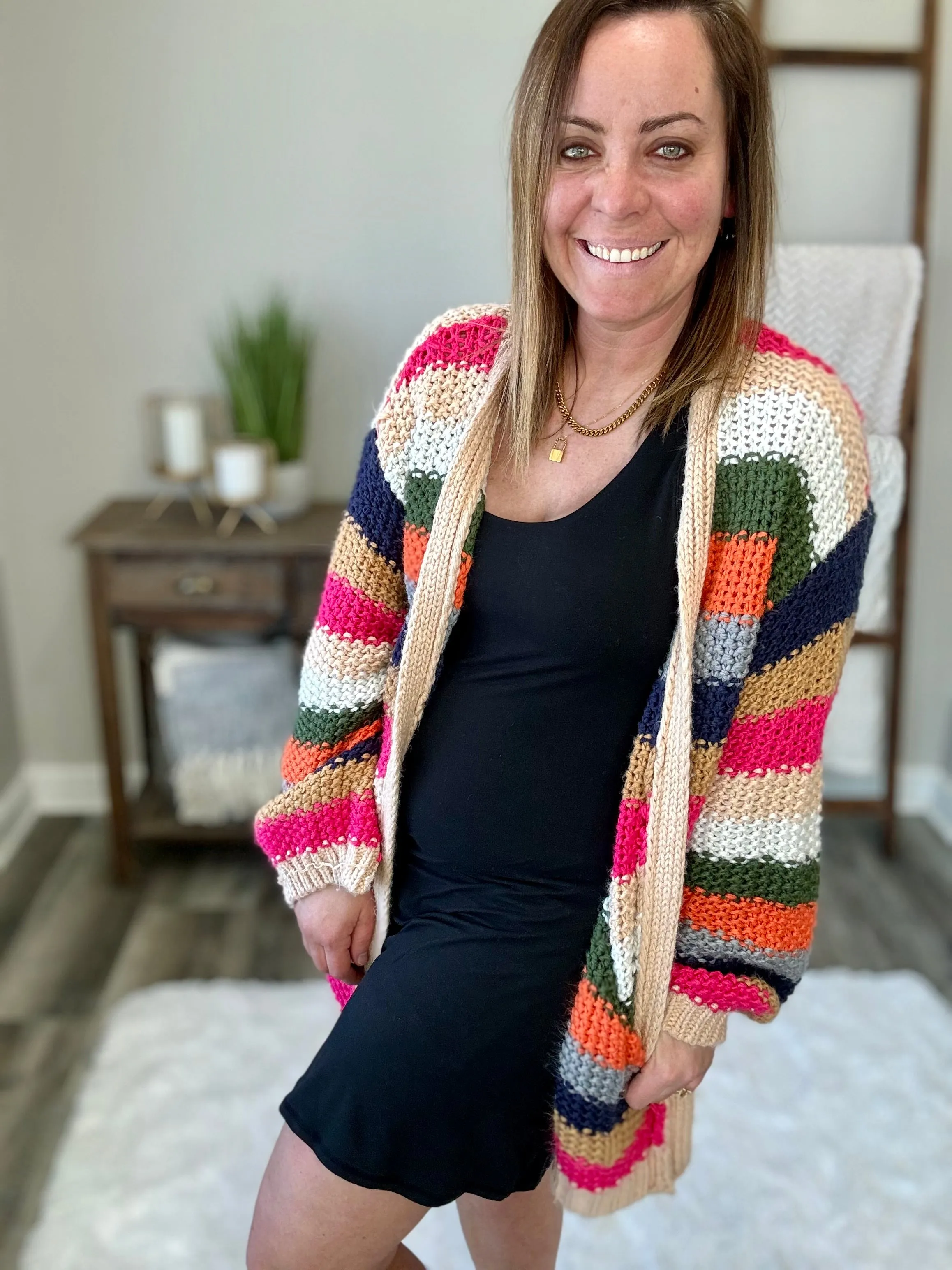 Life in Technicolor Knit Cardigan