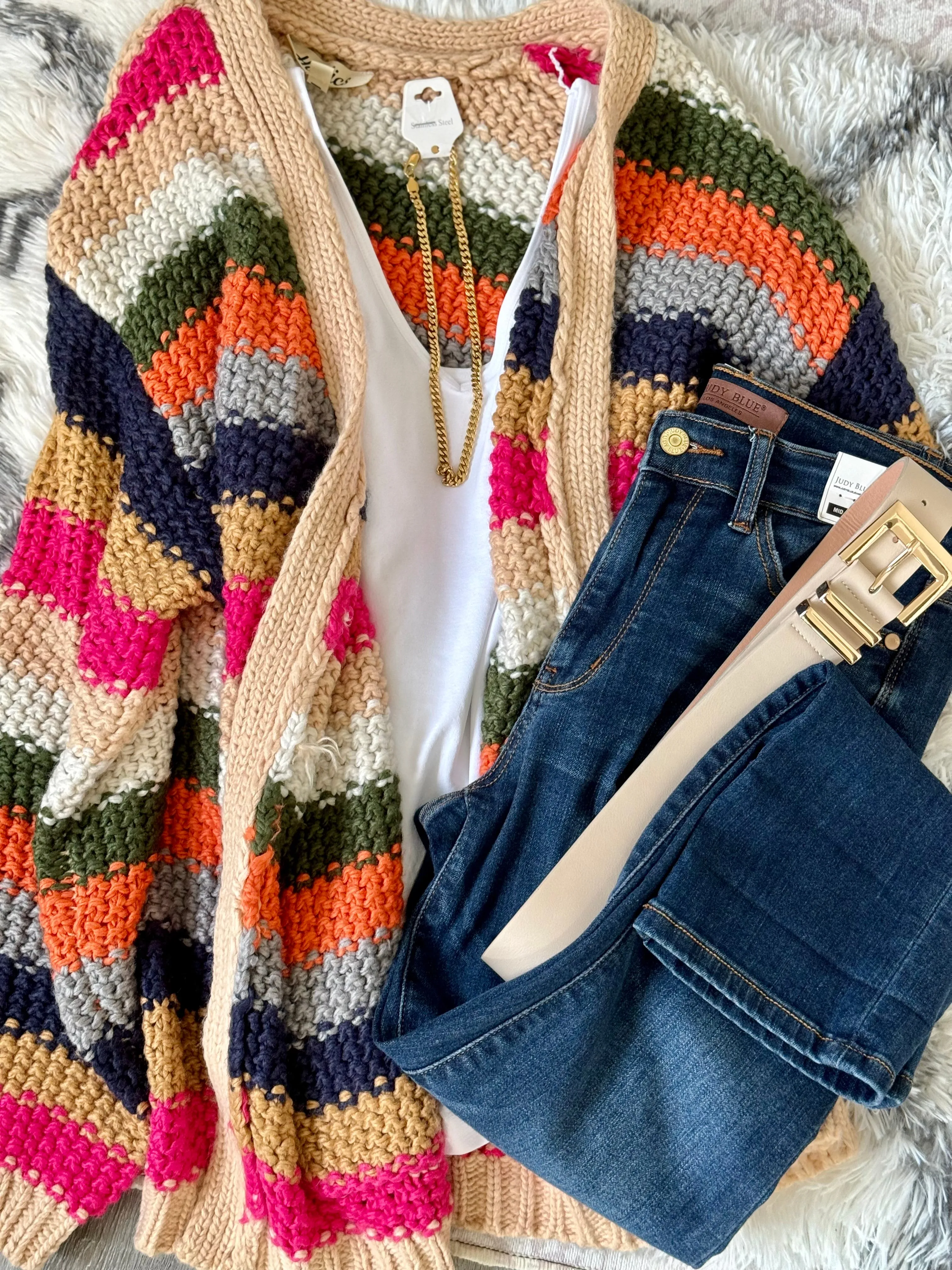 Life in Technicolor Knit Cardigan