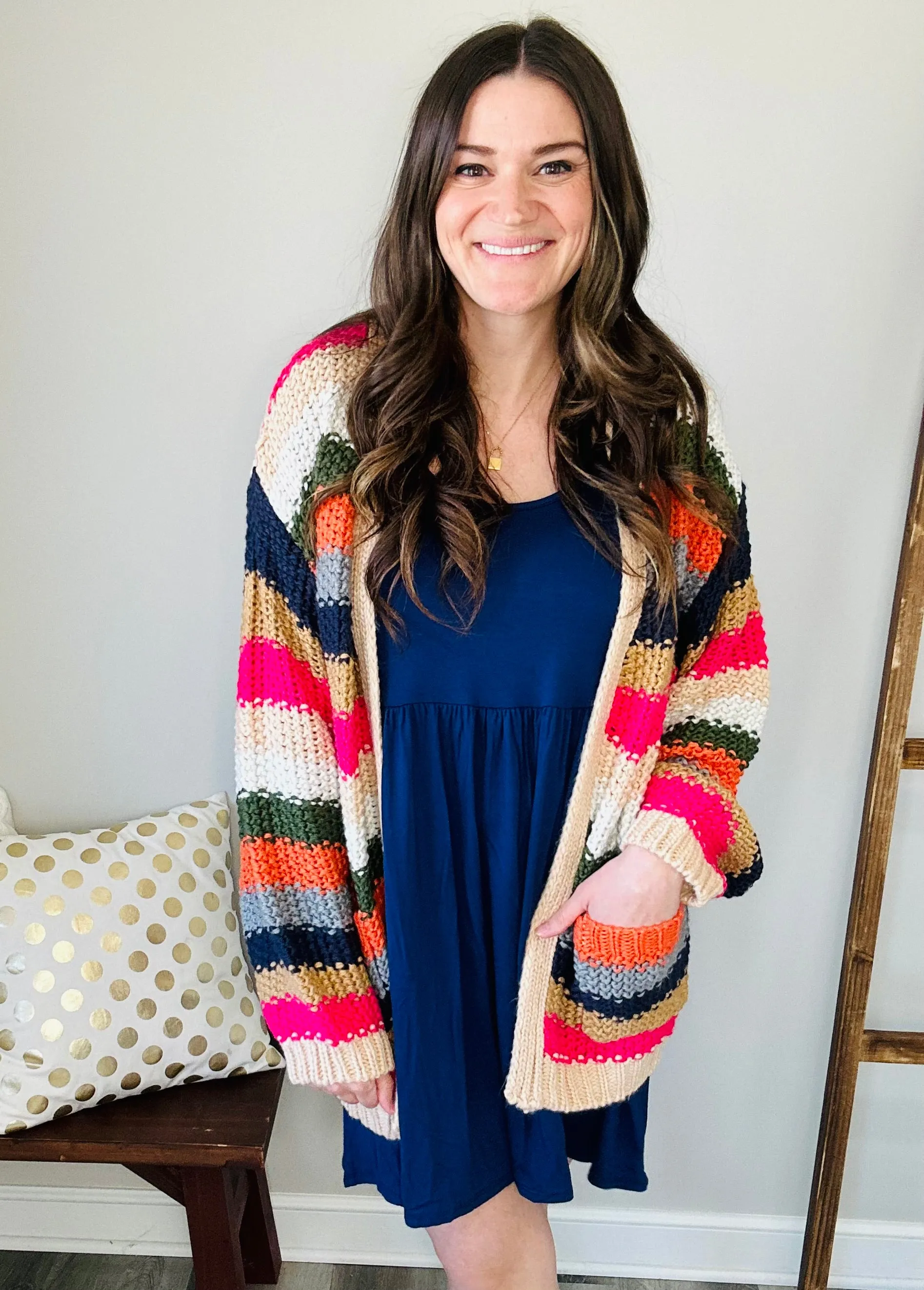 Life in Technicolor Knit Cardigan