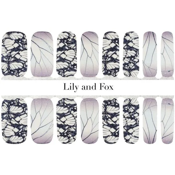 Lily and Fox - Nail Wrap - Fly High Little Butterfly