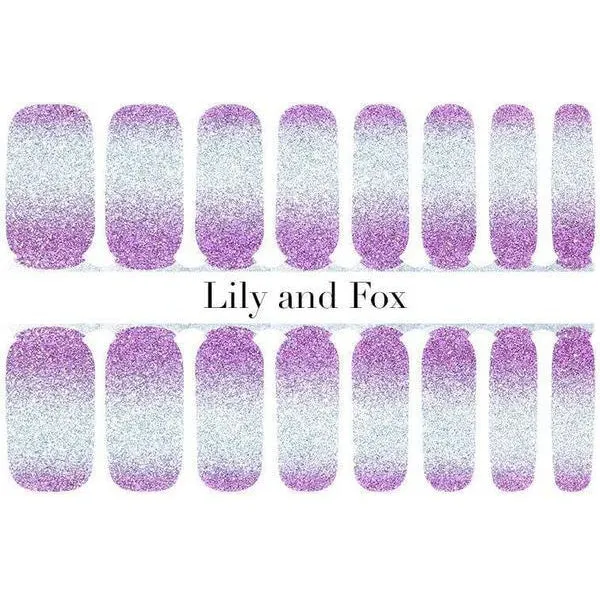 Lily and Fox - Nail Wrap - Lilac Ombre