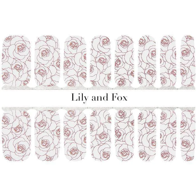 Lily and Fox - Nail Wrap - Rose Gold