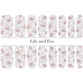 Lily and Fox - Nail Wrap - Rose Gold