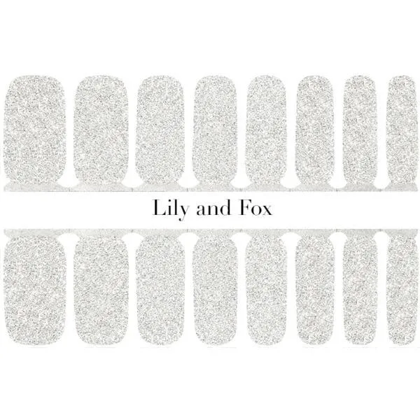 Lily and Fox - Nail Wrap - Sparkling Diamonds