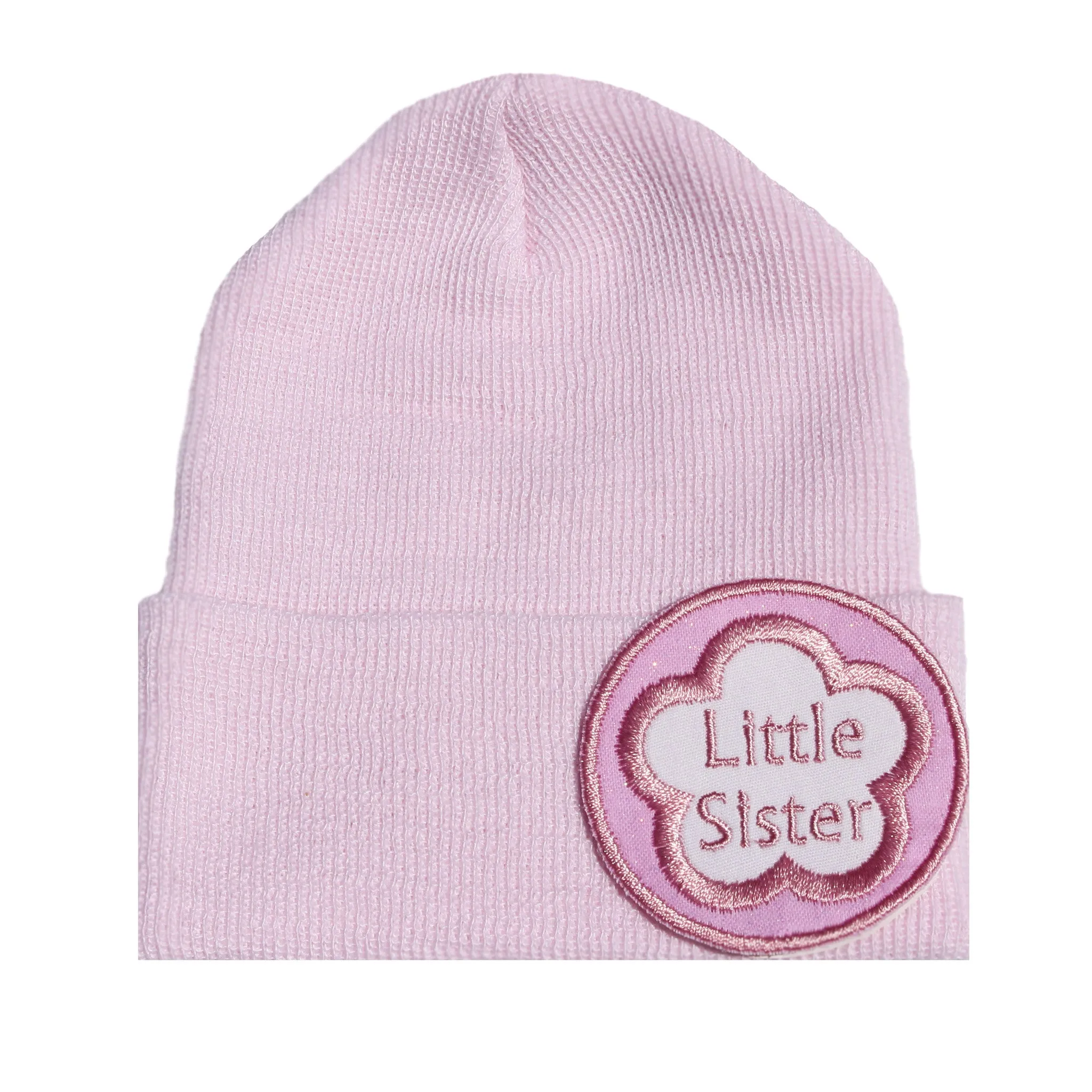 Little Sister Pink Newborn Girl Hospital Hat Infant Hat Newborn Hat