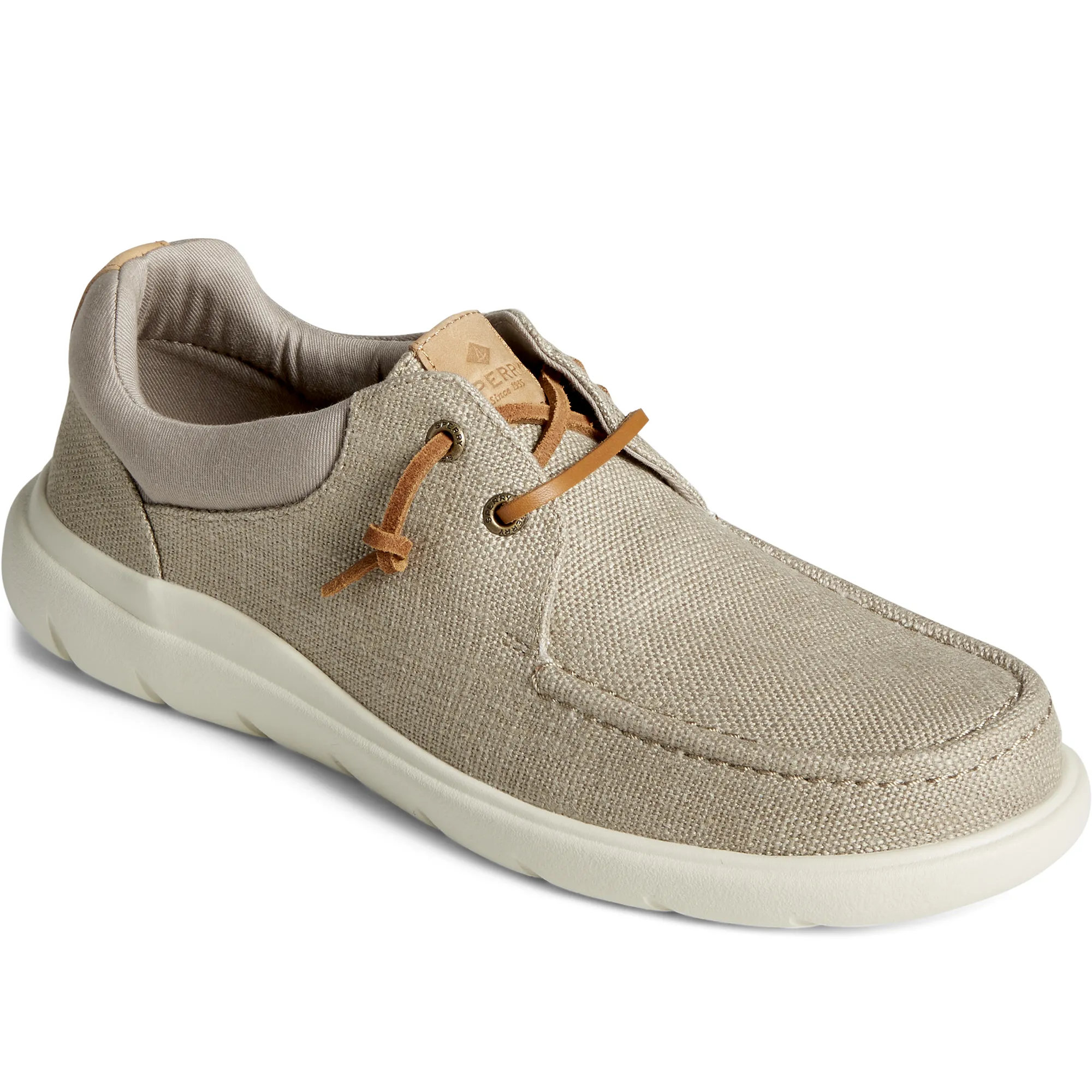 Men's Captain's Moc Hemp Slip On Sneaker - Taupe (STS24809)