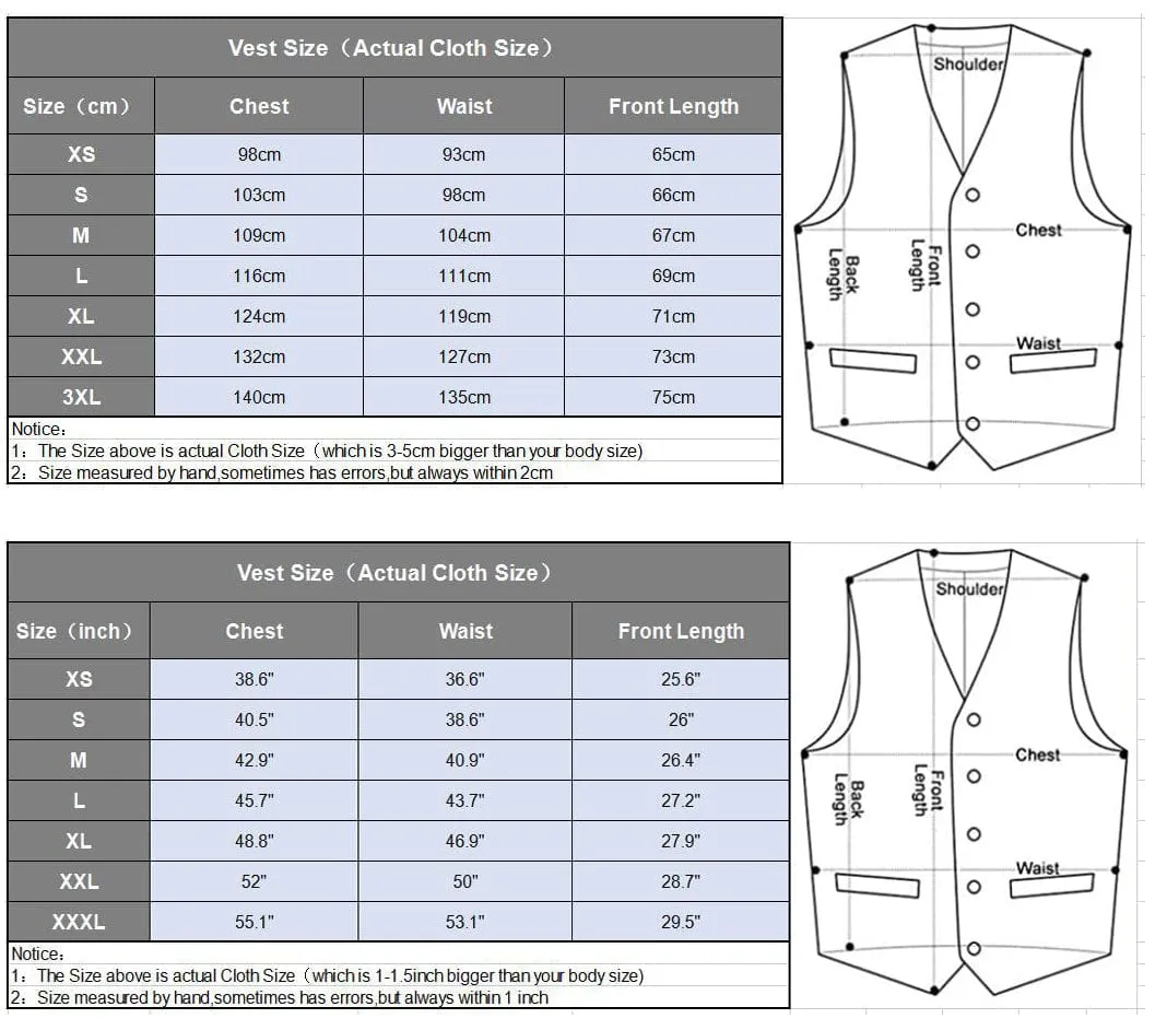 Mens Double Breasted Shawl Lapel Suit Vest